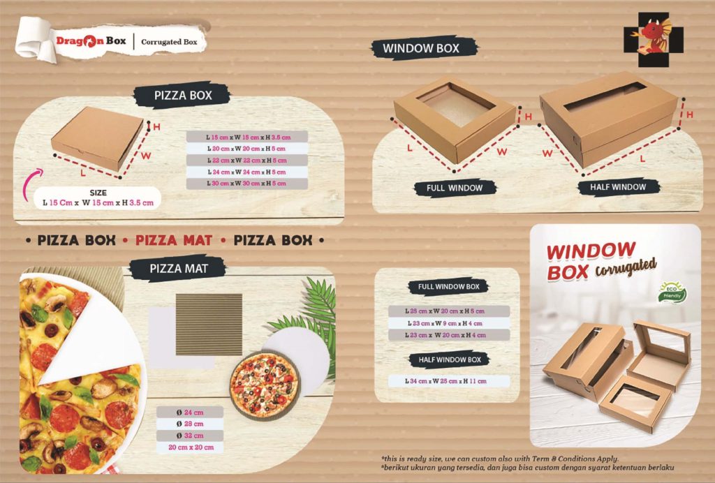 pizza window box